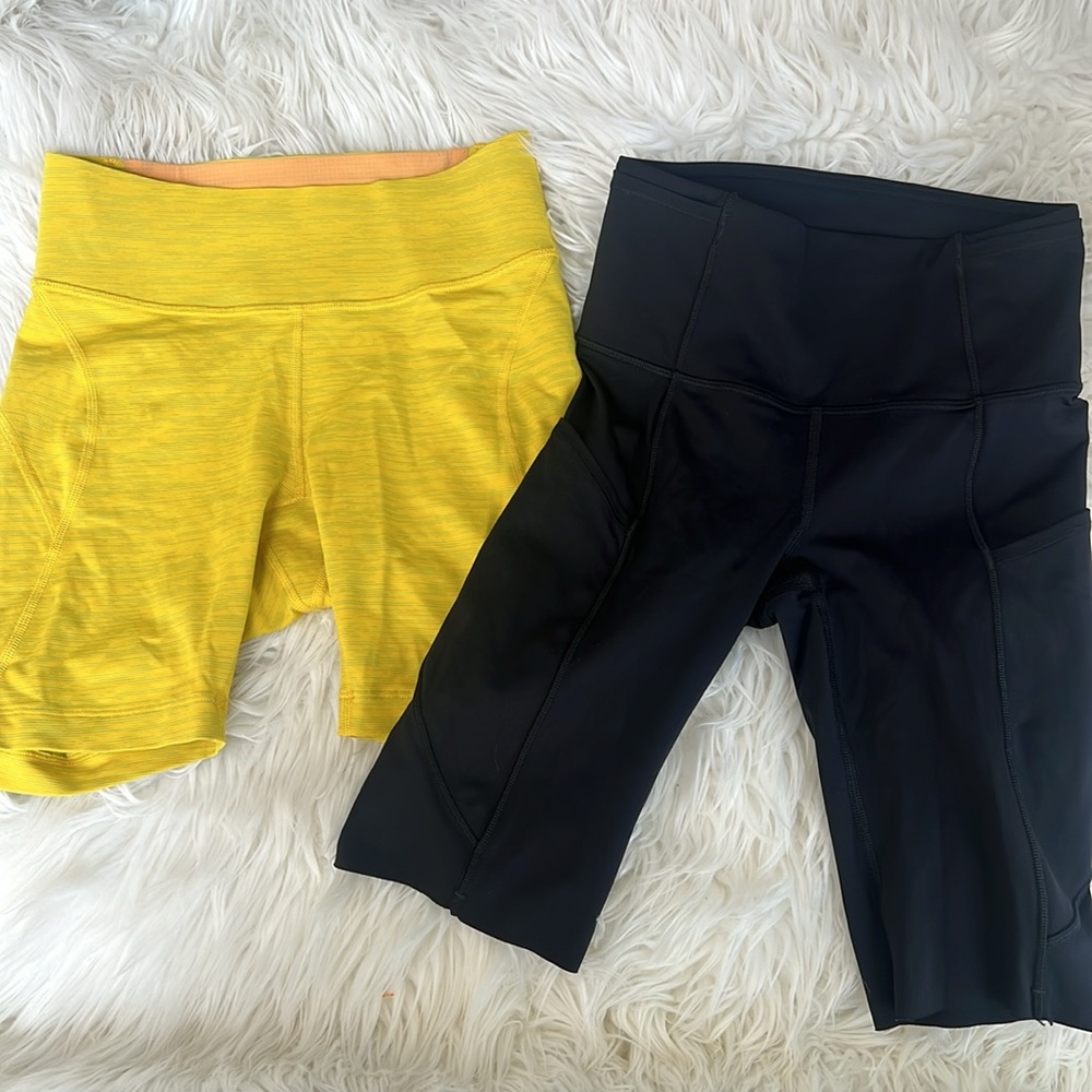 Bundle of 2 Biker Shorts Lululemon and Outdoor Voices